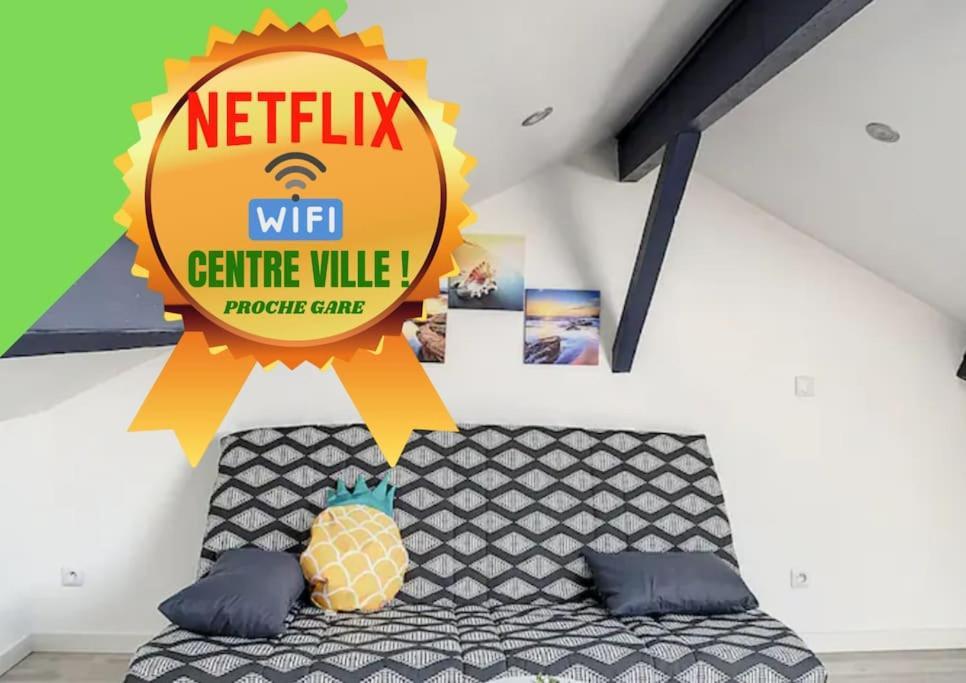Atypique T1 Duplex - Wifi .parking .proche .gare Appartement